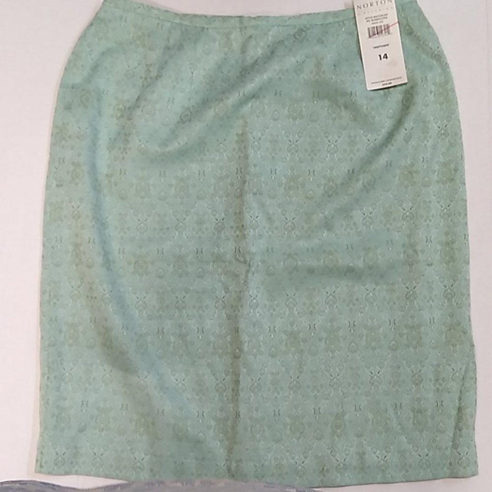 Norton McNaughton green skirt